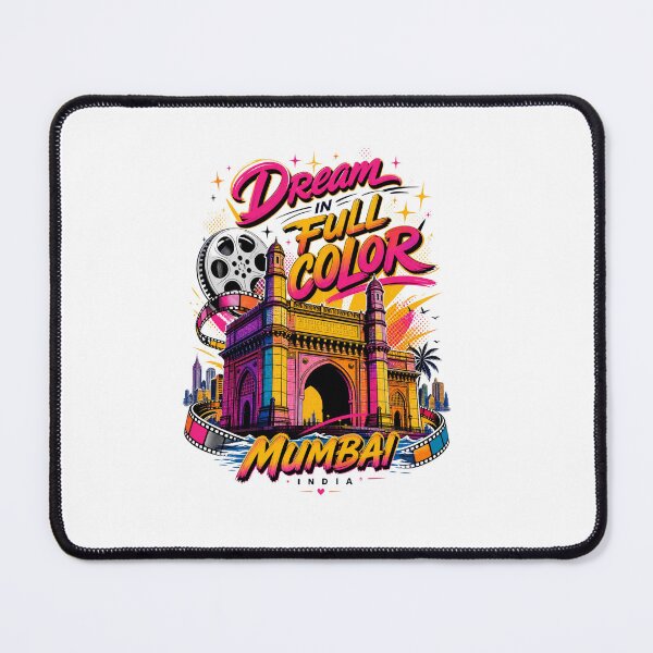Item preview, Mumbai Bollywood Pop Art – Dream in Full Color – Indian Cinema Vibrancy designed and sold by bobscraze.