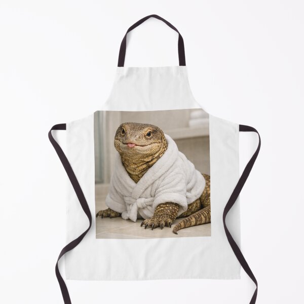 Item preview, Cozy Bathrobe Savannah Monitor designed and sold by Sillytoe.