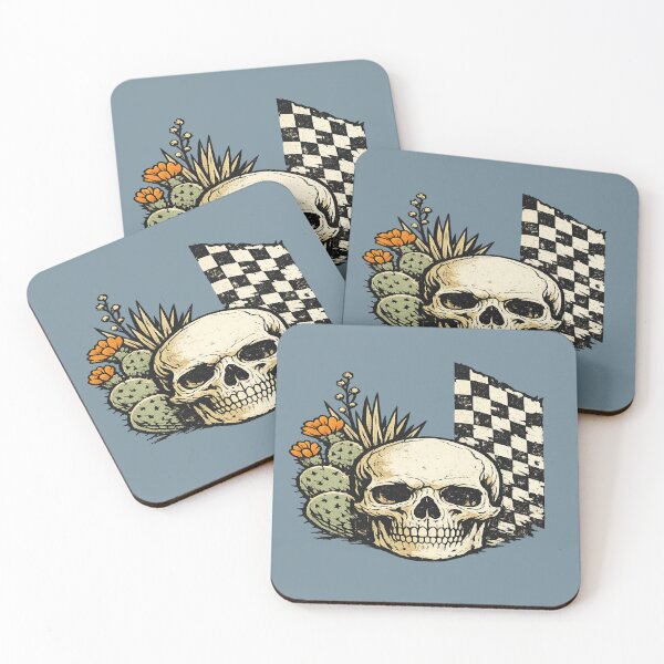 Item preview, Desert Goth Skull Shirt for Cactus and Racing Fans designed and sold by POD DYNASTY | Original Print On Demand T-Shirt Graphics.