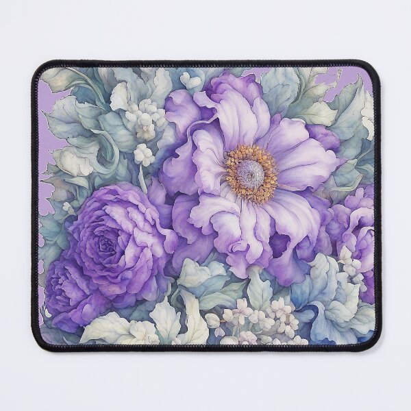 Item preview, Delicate Winter Purple Bouquet designed and sold by LaRoach Digital Arts.