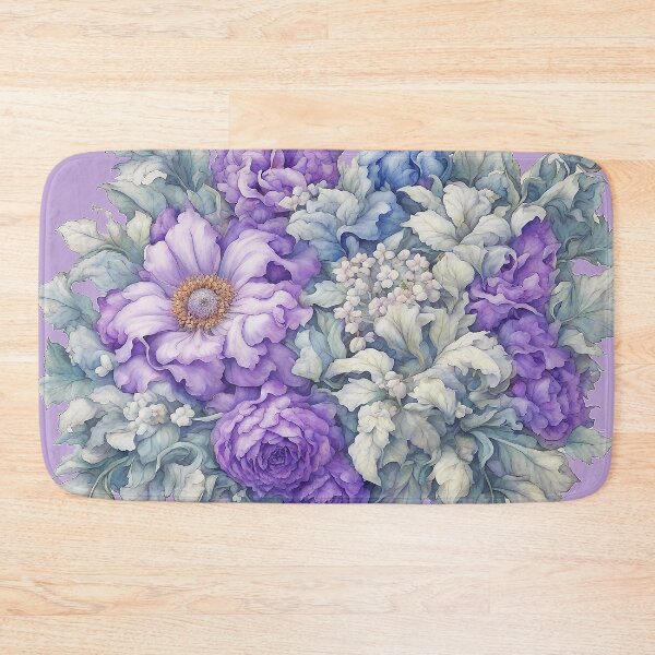 Item preview, Delicate Winter Purple Bouquet designed and sold by LaRoach Digital Arts.