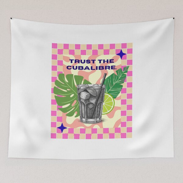 Item preview, Trust The Cuba Libre | Retro Cuban Cocktail Summer Shirt designed and sold by luckyhue.