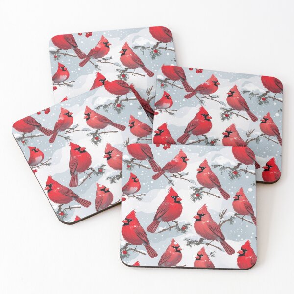 Item preview, Christmas Cardinals designed and sold by WJ Cozy Creations.