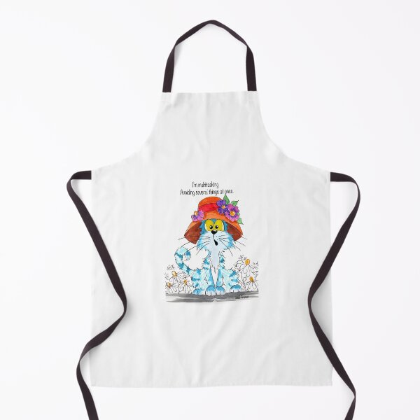 Item preview, cat multitasking designed and sold by Linda Finstad.