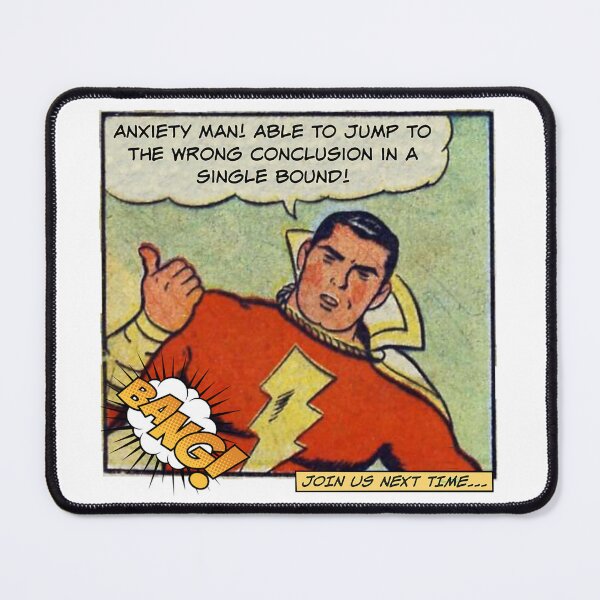 Item preview, Anxiety Man! - Office Humor designed and sold by SSustainable.