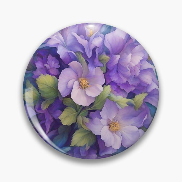 Item preview, Purple Melange of Blooms designed and sold by LaRoach Digital Arts.