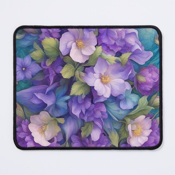 Item preview, Purple Melange of Blooms designed and sold by LaRoach Digital Arts.