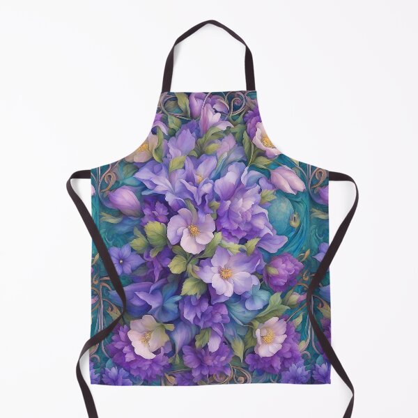 Item preview, Purple Melange of Blooms designed and sold by LaRoach Digital Arts.