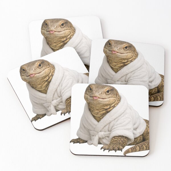 Item preview, Bathrobe Savannah Monitor designed and sold by Sillytoe.