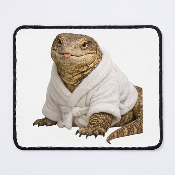 Item preview, Bathrobe Savannah Monitor designed and sold by Sillytoe.