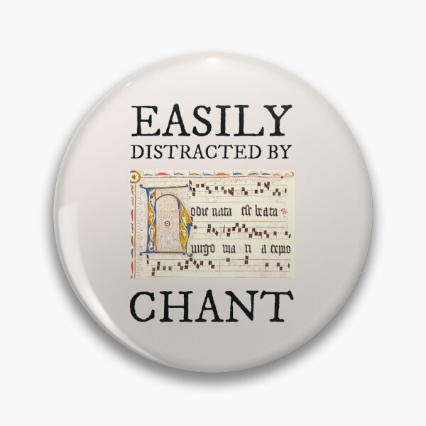 Item preview, Easily Distracted By Chant Medieval Music Art designed and sold by MaryKunzGoldman.