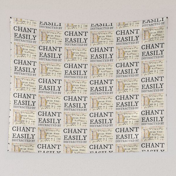 Item preview, Easily Distracted By Chant Medieval Music Art designed and sold by MaryKunzGoldman.