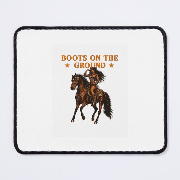 Item preview, Boots On The Ground Cowgirl Shirt Western Boots Rodeo Outfit Country Concert Aesthetic designed and sold by Rahamkshop.