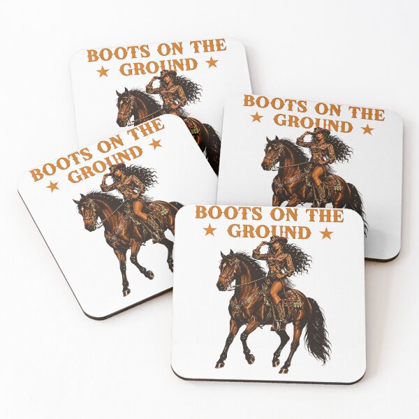 Item preview, Boots On The Ground Cowgirl Shirt Western Boots Rodeo Outfit Country Concert Aesthetic designed and sold by Rahamkshop.