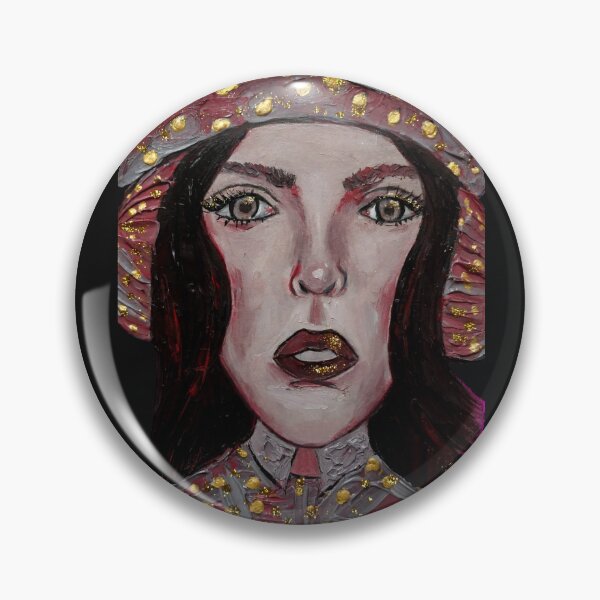 Item preview, Ash Rose Empress - Rebel Coven | 3D Gold Impasto Portrait designed and sold by Sylwka447.