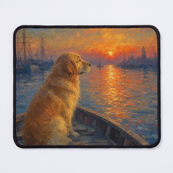 Item preview, Golden Retriever | Impressionist Fine Art designed and sold by Petsthetic.