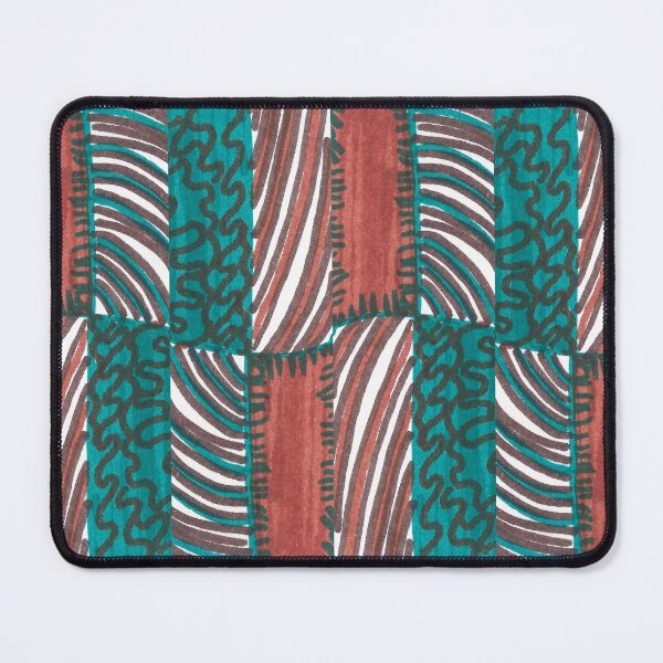 Item preview, 4th Dimension- Teal, Brown,White Abstract Pattern designed and sold by BelezaNua.