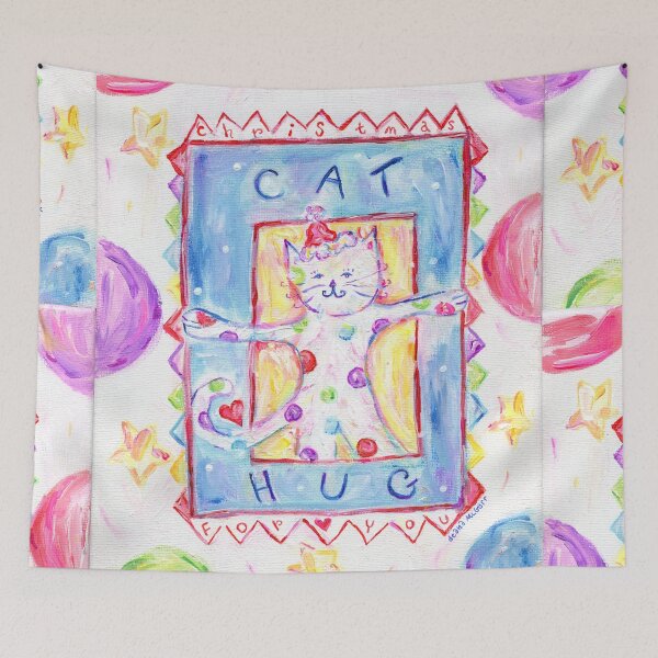 Item preview, Christmas Cat Hug For You designed and sold by Deana-McGarr.