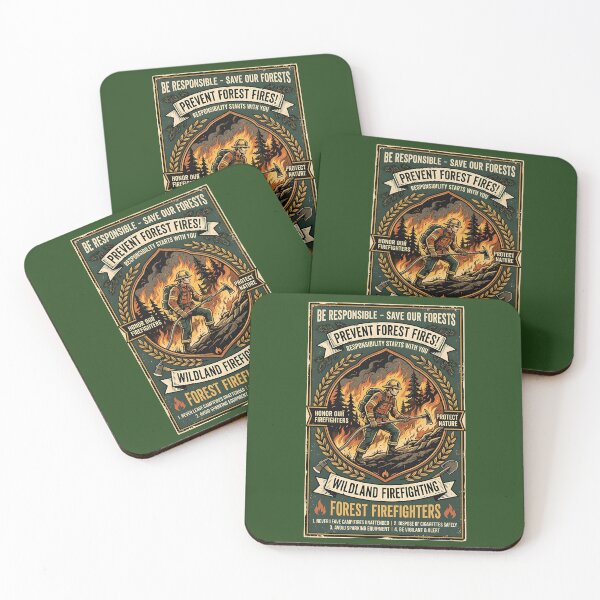 Item preview, Prevent forest fires! - Wildland Firefighting designed and sold by ParadoxParadox.