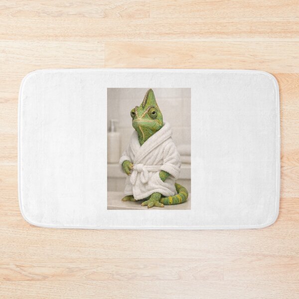 Item preview, Cozy Bathrobe Veiled Chameleon designed and sold by Sillytoe.