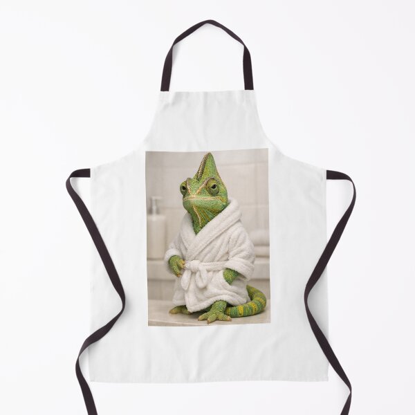 Item preview, Cozy Bathrobe Veiled Chameleon designed and sold by Sillytoe.