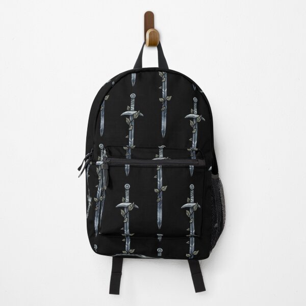 Item preview, Dark Sword with Leaves on black designed and sold by Ellen Wilberg.
