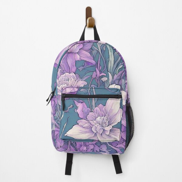 Item preview, Purple Art Nouveau Flower Design designed and sold by LaRoach Digital Arts.