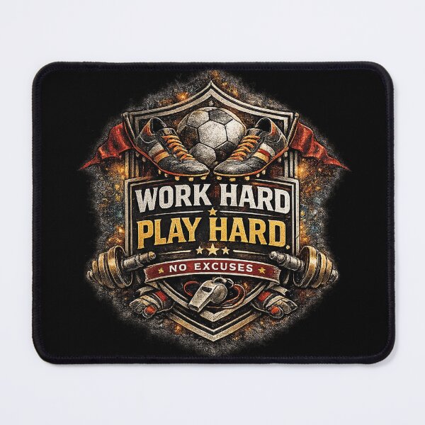 Item preview, Work Hard Play Hard Motivation Design designed and sold by LegendCourt.