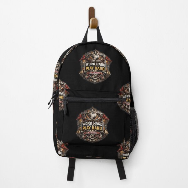 Item preview, Work Hard Play Hard Motivation Design designed and sold by LegendCourt.