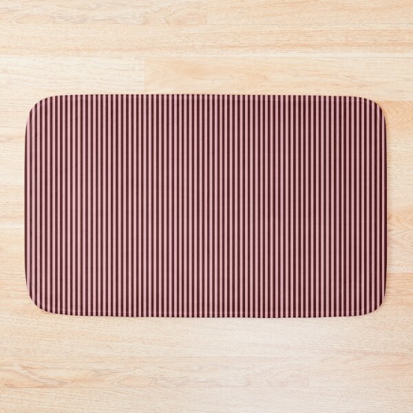 Item preview, Minimalist Maroon and Blush Pink Striped Pattern | Soft Pink and Deep Red Vertical Stripes Design | Sophisticated Maroon and Pink Decor | Maroon and Blush Striped designed and sold by VivaFy.