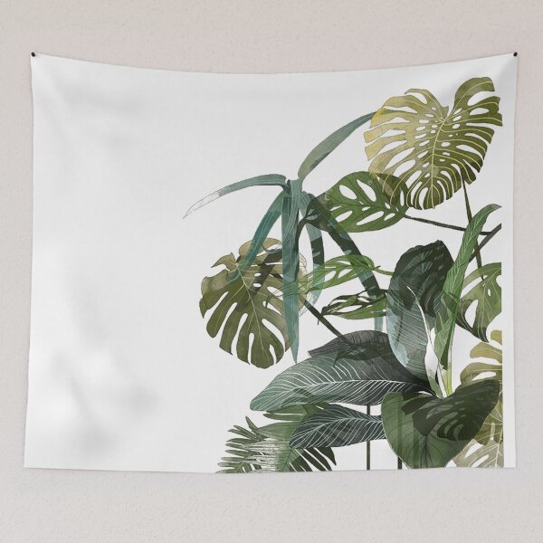 Item preview, Tropical Green Leaves Botanical designed and sold by MG.STUDIO.