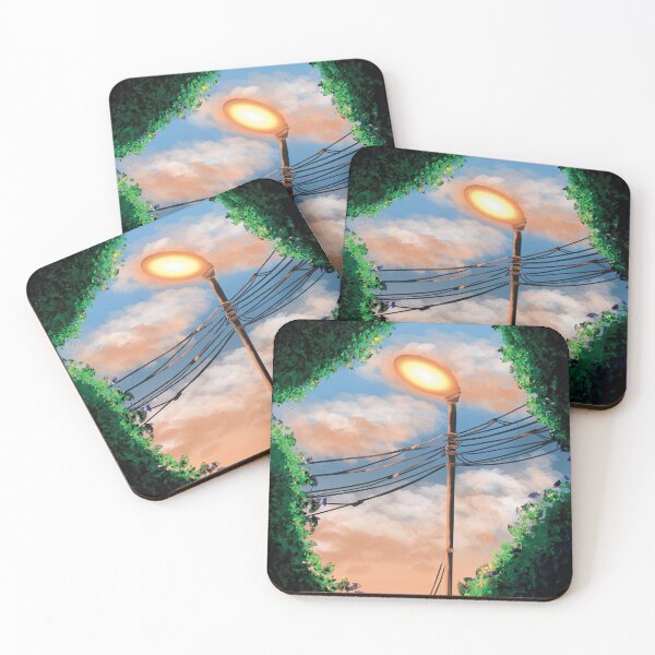 Item preview, A pretty glowing lamp surrounded by trees designed and sold by Line2lifeart.