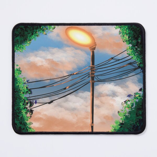 Item preview, A pretty glowing lamp surrounded by trees designed and sold by Line2lifeart.