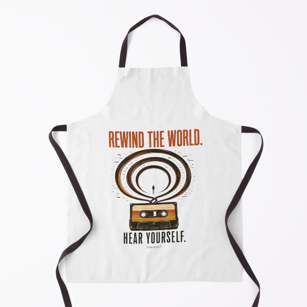Item preview, Rewind the World, Hear Yourself – Retro Cassette Design designed and sold by WakeUpByLuki.