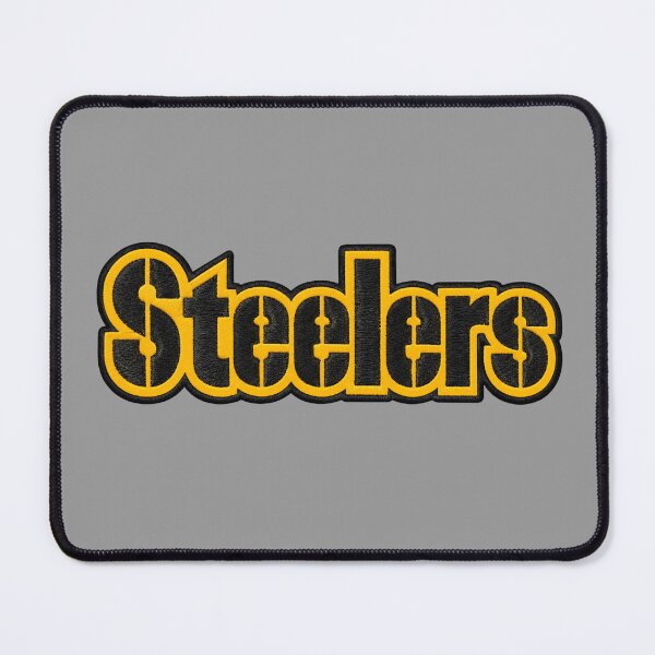 Item preview, Pittsburgh Steelers Embroidered Patch Vintage Football Fan Design designed and sold by Lifer Art and Design.