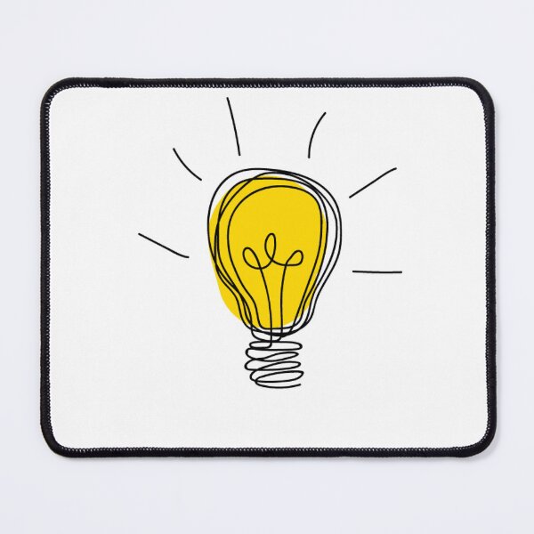 Item preview, Creative Yellow Light Bulb Icon designed and sold by MG.STUDIO.