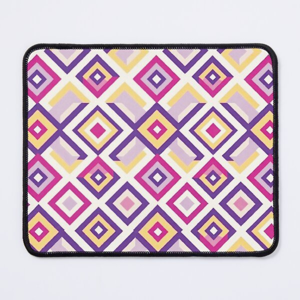 Item preview, Geometric Diamond Pattern in Vibrant Digital Vector Style designed and sold by Lucia Amaris Art.