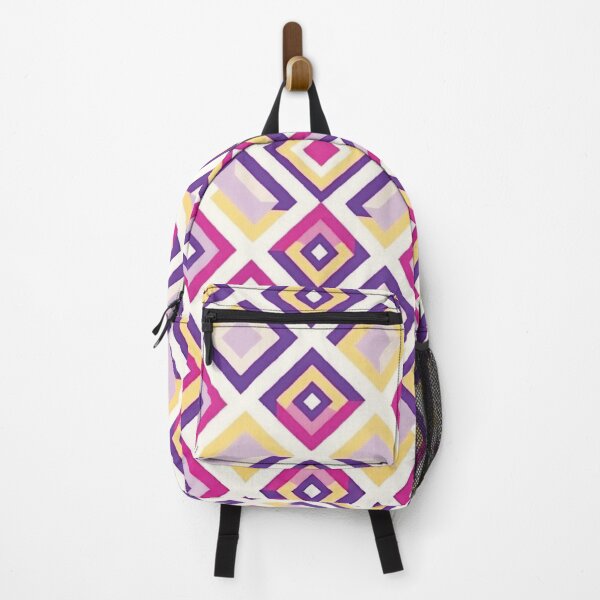 Item preview, Geometric Diamond Pattern in Vibrant Digital Vector Style designed and sold by Lucia Amaris Art.