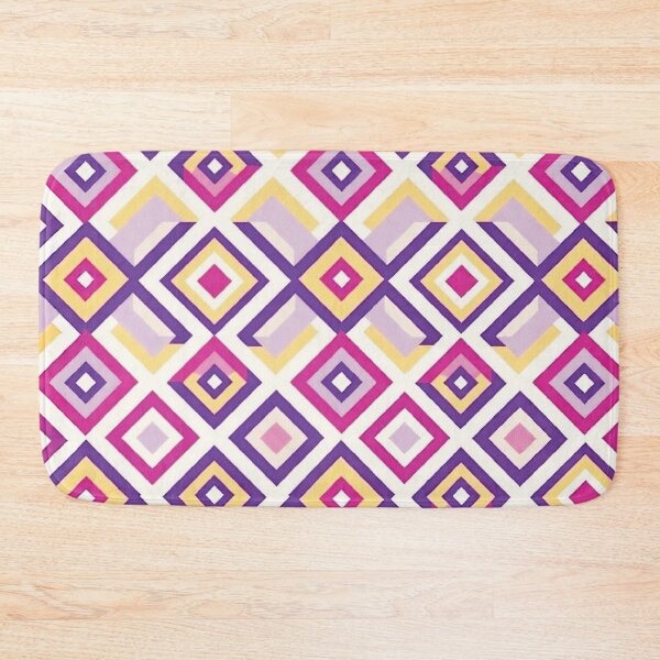 Item preview, Geometric Diamond Pattern in Vibrant Digital Vector Style designed and sold by Lucia Amaris Art.