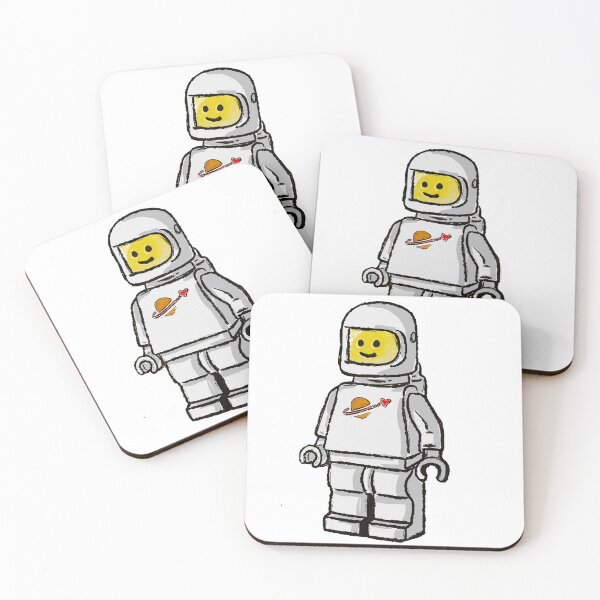 Item preview, White Spaceman Minifigure designed and sold by SombreroDoodles.