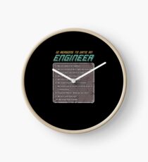 10 Reasons To Date An Engineer Clock