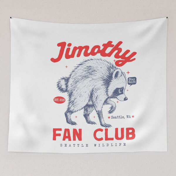 Item preview, Jimothy Raccoon - FUNNY designed and sold by delllsdesigns.