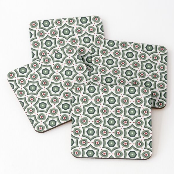 Item preview, Antique Mint China Pattern designed and sold by Shy Fractal Designs.