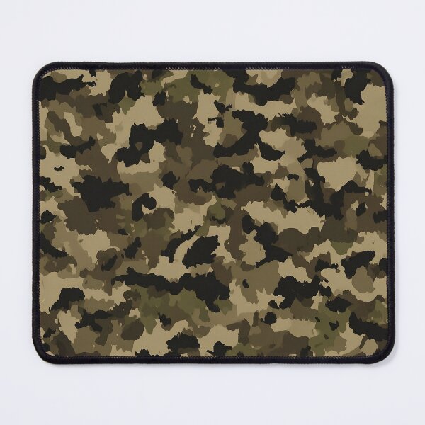 Item preview, Grunge Camo Pattern - Gritty Tan & Black Camouflage Design designed and sold by Nine Lives Studio.