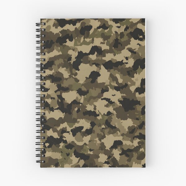 Item preview, Grunge Camo Pattern - Gritty Tan & Black Camouflage Design designed and sold by Nine Lives Studio.