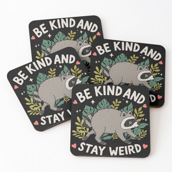 Item preview, Be Kind And Stay Weird Jimothy Raccoon Viral Seattle Raccoon designed and sold by TavellynArt.