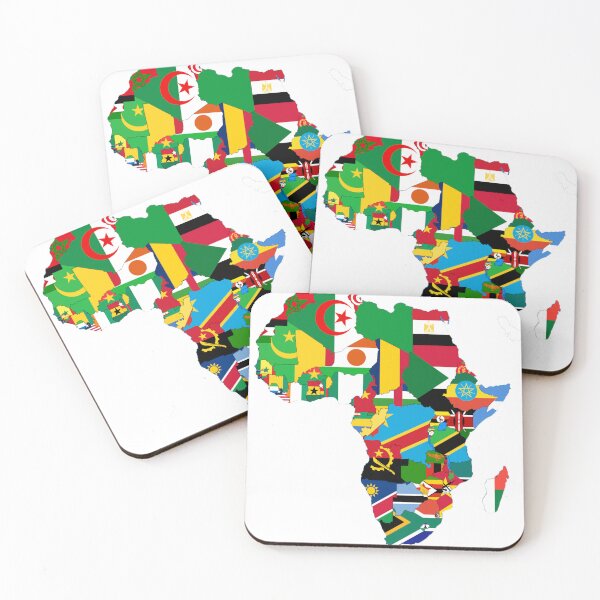 Item preview, Africa Map African Flags designed and sold by MG.STUDIO.