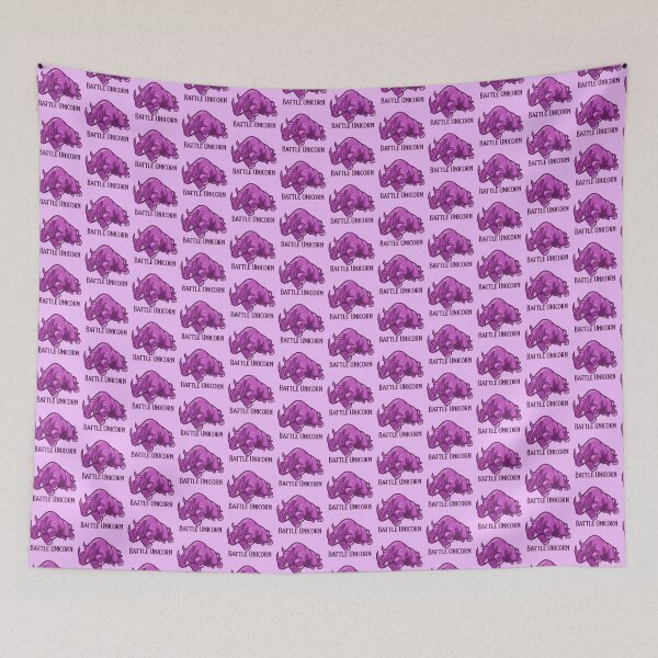Item preview, Pink Battle Unicorn designed and sold by Grateful-Fool.