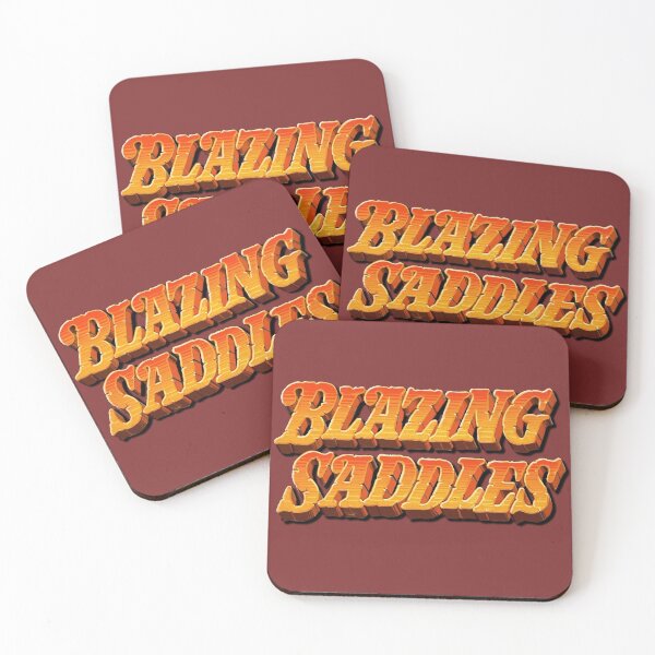 Item preview, Blazing Saddles Logo designed and sold by Deviant Logic Design.