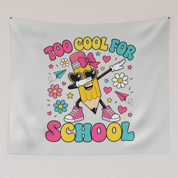 Item preview, Too Cool For School Dabbing Pencil Groovy designed and sold by DigitalGlade.